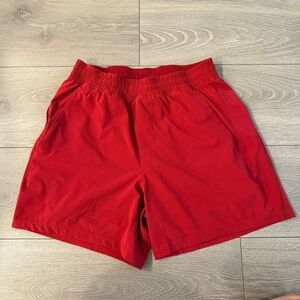 lululemon athletica Men’s Red Athletic Shorts